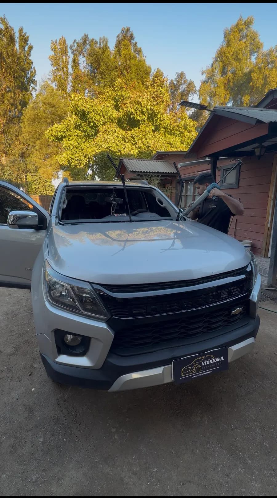 Camioneta — trabajo terminado